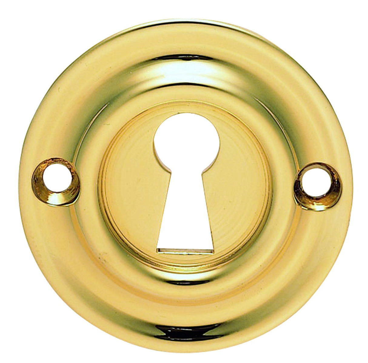 High quality image of Carlisle Brass - Small Escutcheon - Polished Brass | Sku. aq41 | Trade Door Handles.