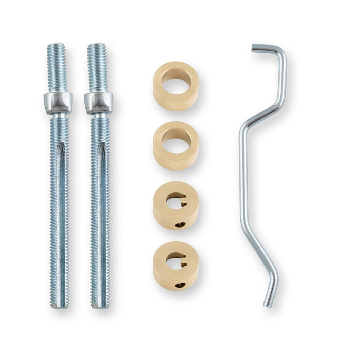 High quality image of Alexander & Wilks - Back To Back Fixings Satin Brass Pvd | Sku. aw50bbf-sbpvd | Trade Door Handles.