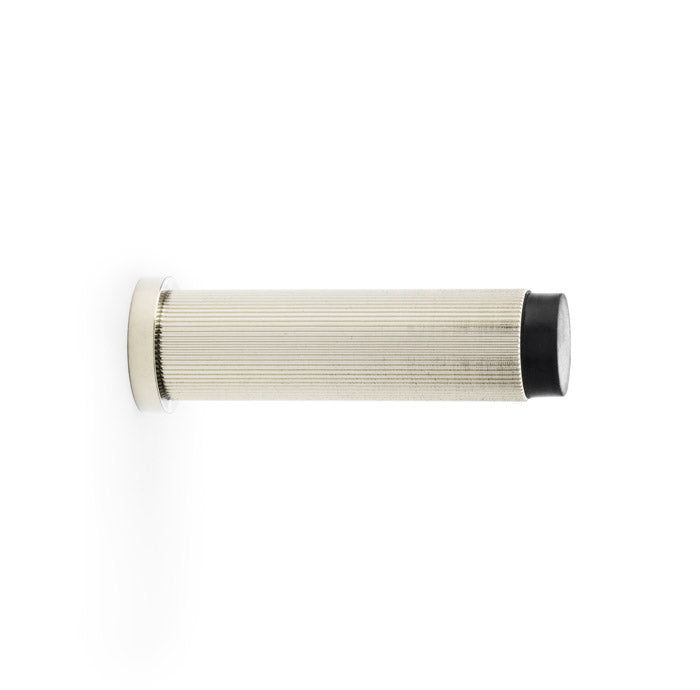 High quality image of Alexander & Wilks - Reeded Projection Door Stop - Polished Nickel PVD | Sku. aw602-75-pnpvd | Trade Door Handles.