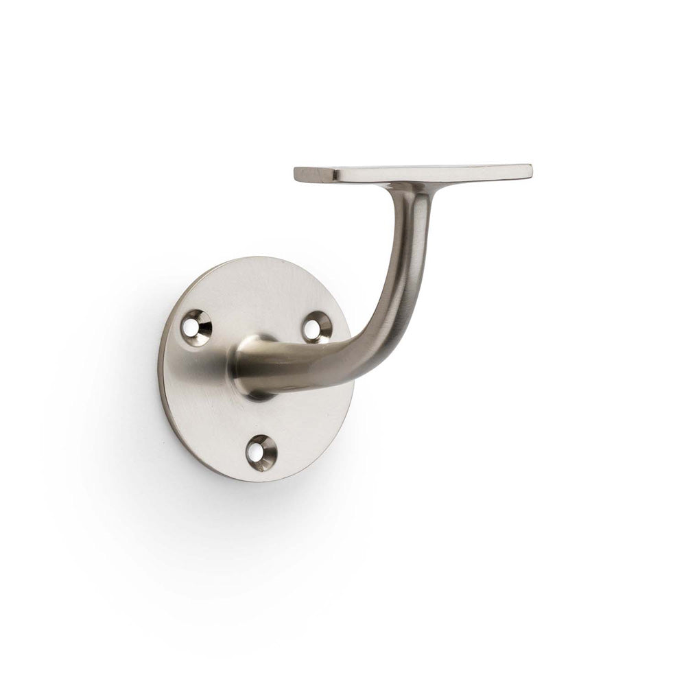 High quality image of Alexander & Wilks - Architectural Handrail Bracket - Satin Nickel | Sku. aw750sn | Trade Door Handles.