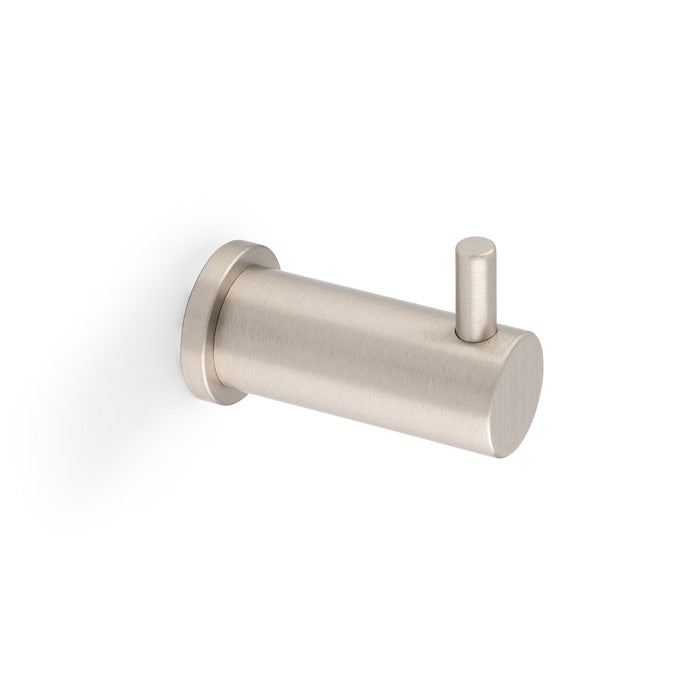 High quality image of Alexander & Wilks - Brunel Plain Coat Hook Satin Nickel | Sku.AW777SN | Trade Door Handles.