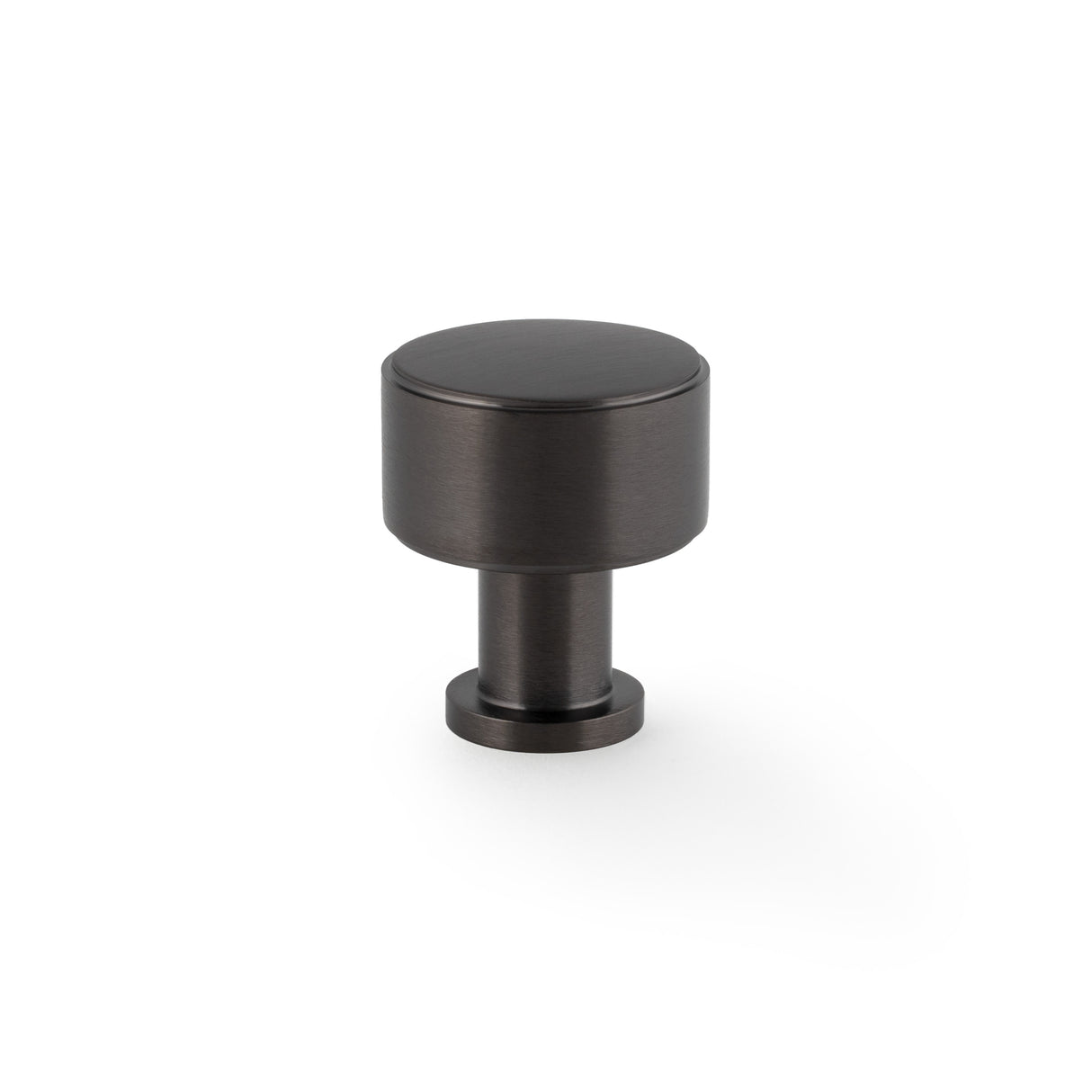High quality image of Alexander & Wilks Lucia Plain Cabinet Knob-Dark Bronze PVD-29mm Dia. | Sku. AW807P-29-DBZPVD | Trade Door Handles.