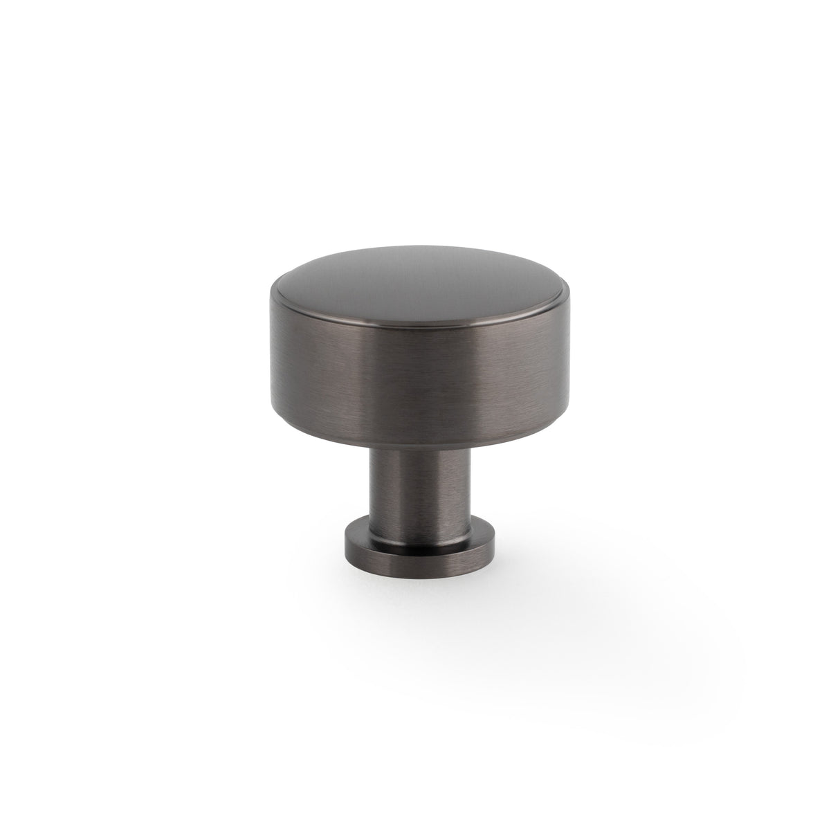 High quality image of Alexander & Wilks Lucia Plain Cabinet Knob-Dark Bronze PVD-35mm Dia. | Sku. AW807P-35-DBZPVD | Trade Door Handles.