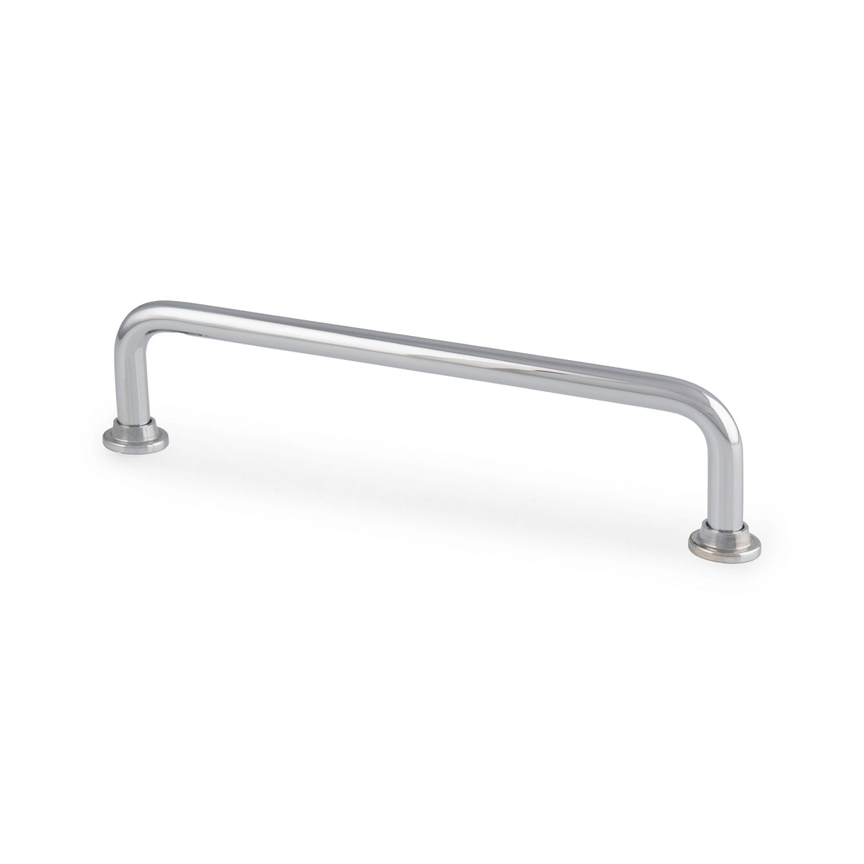 High quality image of Alexander & Wilks Scandi Pull Handle-Polished Chrome-128mm c/c | Sku. AW811-128-PC | Trade Door Handles.