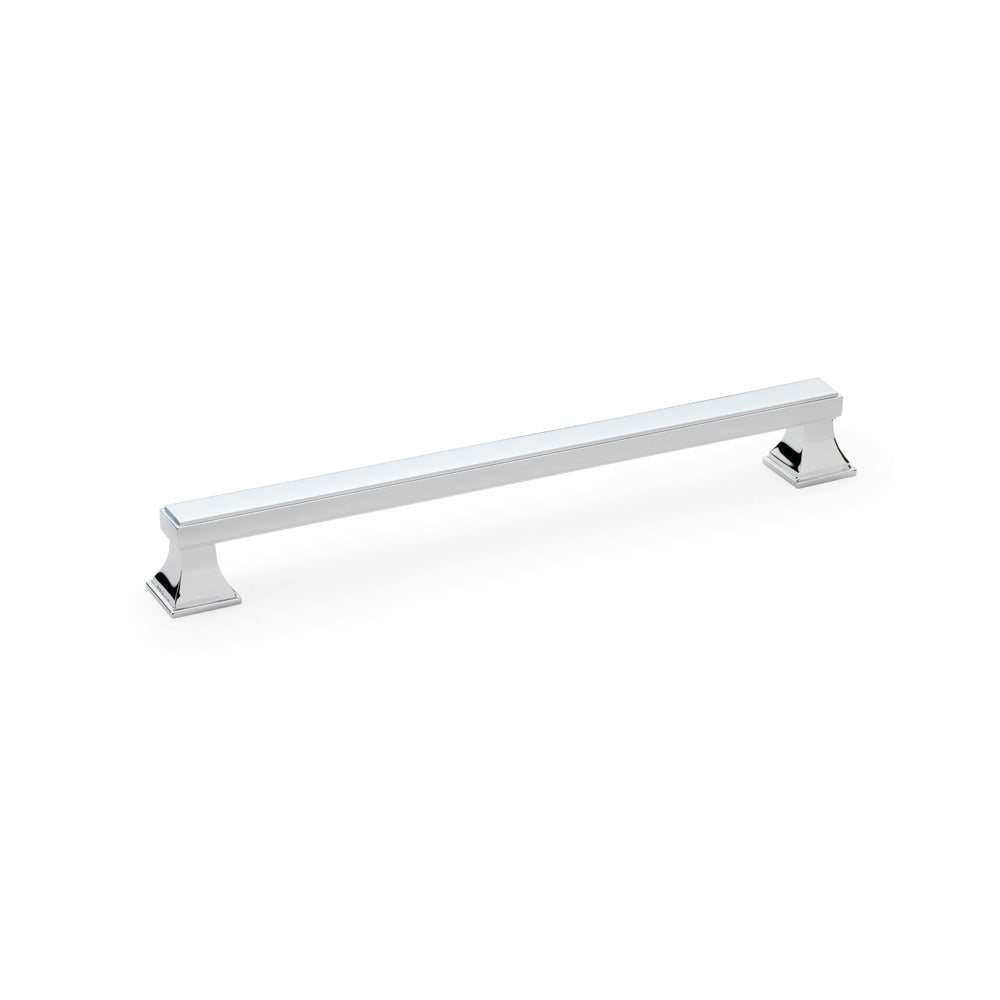 High quality image of Alexander & Wilks Jesper Square Cabinet Pull Handle - Polished Chrome - Centres 224mm | Sku. aw813-224-pc | Trade Door Handles.