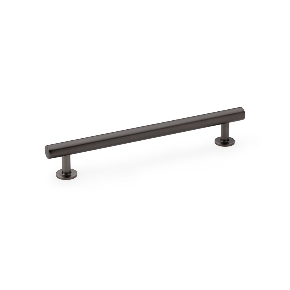 High quality image of Alexander & Wilks Round T-Bar Cabinet Pull Handle - Dark Bronze - Centres 160mm | Sku. aw814-160-dbz | Trade Door Handles.