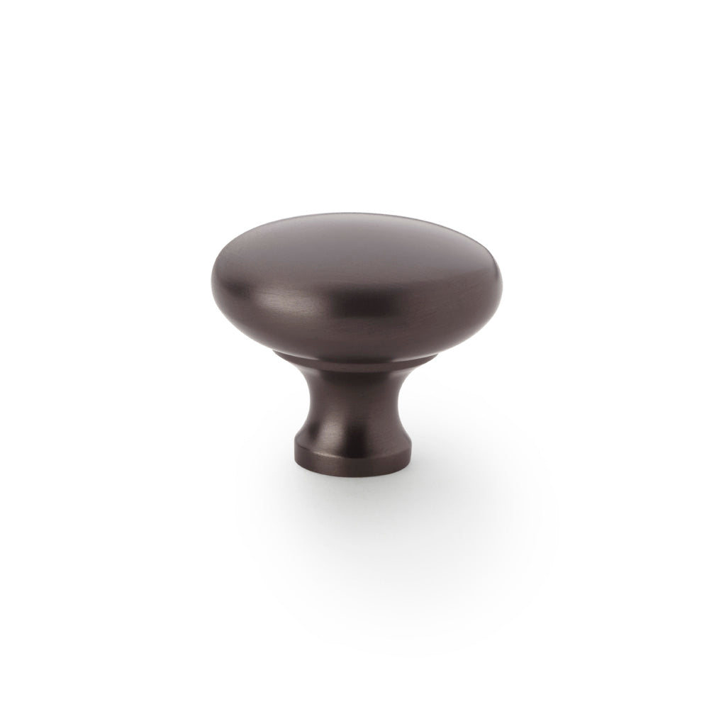 High quality image of Alexander & Wilks Wade Round Cupboard Knob - Dark Bronze - 38mm | Sku. aw836-38-dbz | Trade Door Handles.
