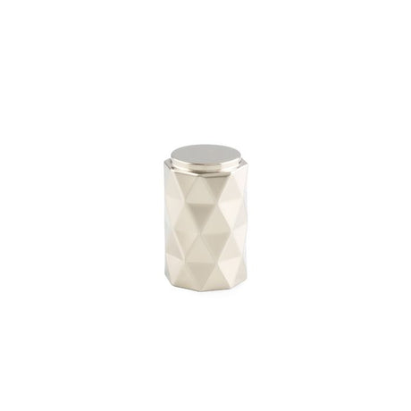 This is an image showing Alexander & Wilks Diamond Cut Cylinder Cabinet Knob - 30mm - Polished Nickel PVD - AW847-30-PNPVD available to order from Trade Door Handles in Kendal, quick delivery and discounted prices.