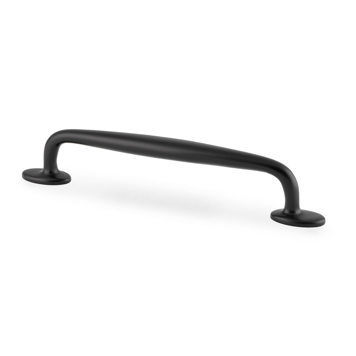 High quality image of Alexander & Wilks Ashbury Cabinet Pull Handle-Black-160mm Centres | Sku. AW861-160-BL | Trade Door Handles.