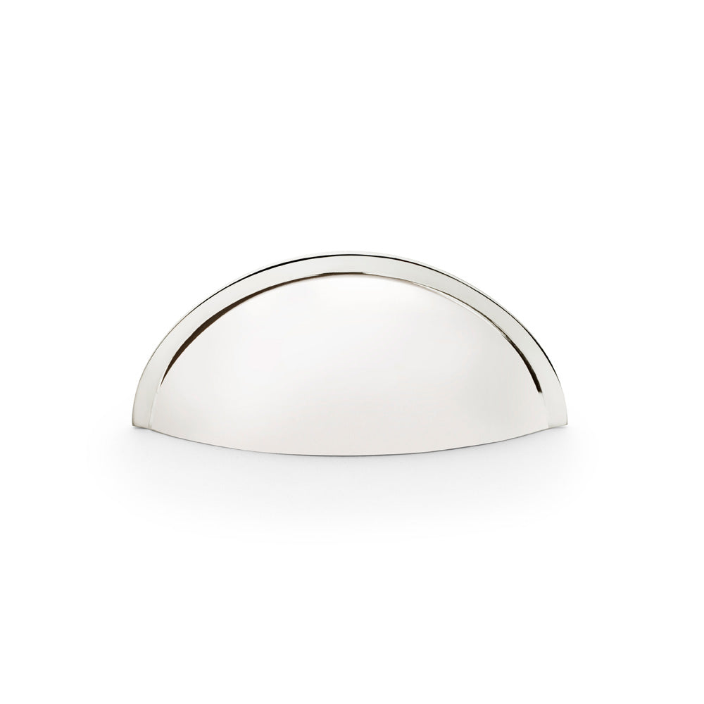 High quality image of Alexander & Wilks Quieslade Cup Handle - Polished Nickel | Sku. aw909pn | Trade Door Handles.