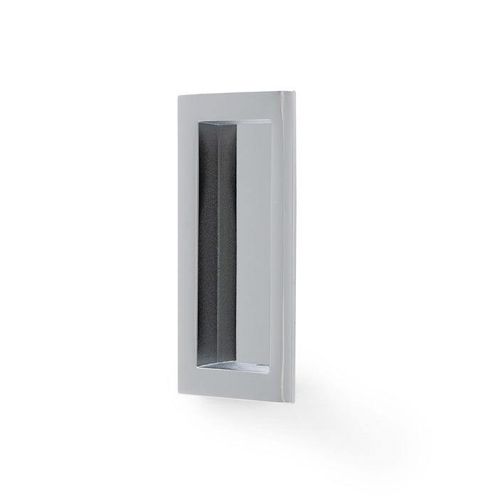 High quality image of Alexander & Wilks - RECTANGULAR FLUSH PULL - 100X45MM - Polished Chrome | Sku. aw911-100-pc | Trade Door Handles.