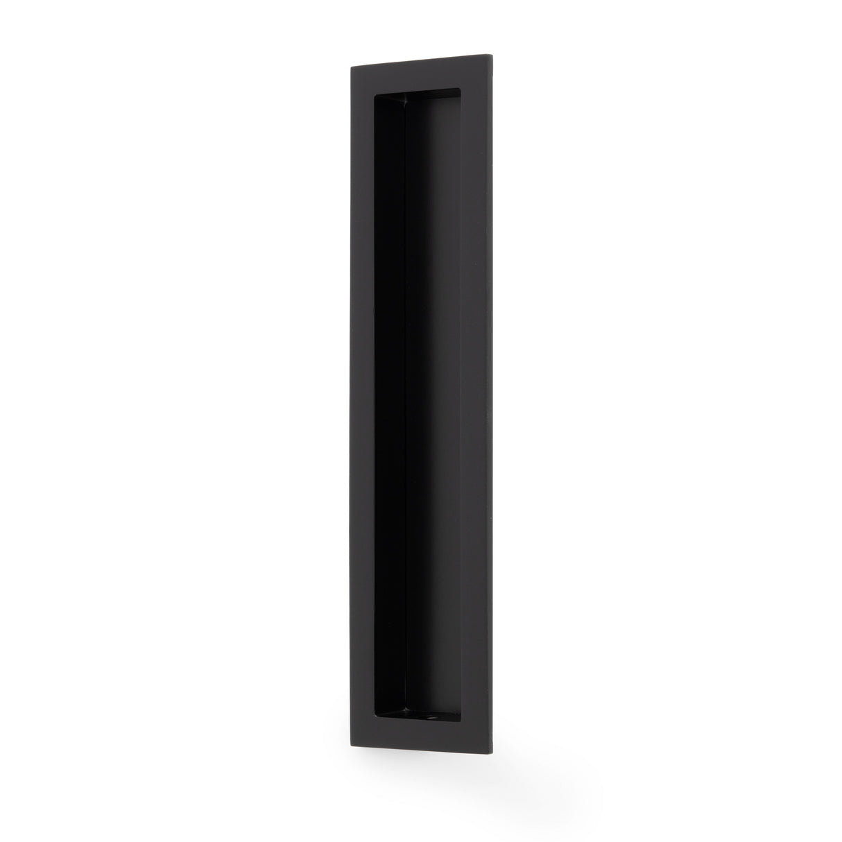 High quality image of Alexander & Wilks Rectangular flush pull - 100x45mm-Black-200mm | Sku. AW911-200-BL | Trade Door Handles.