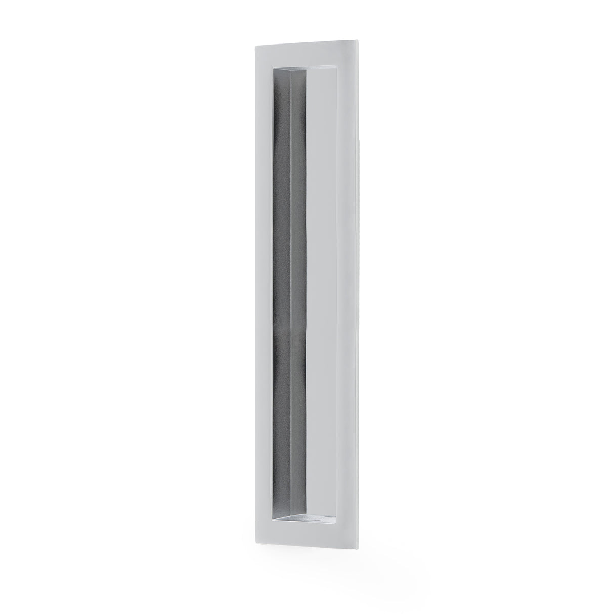 High quality image of Alexander & Wilks Rectangular flush pull - 100x45mm-Polished Chrome-200mm | Sku. AW911-200-PC | Trade Door Handles.