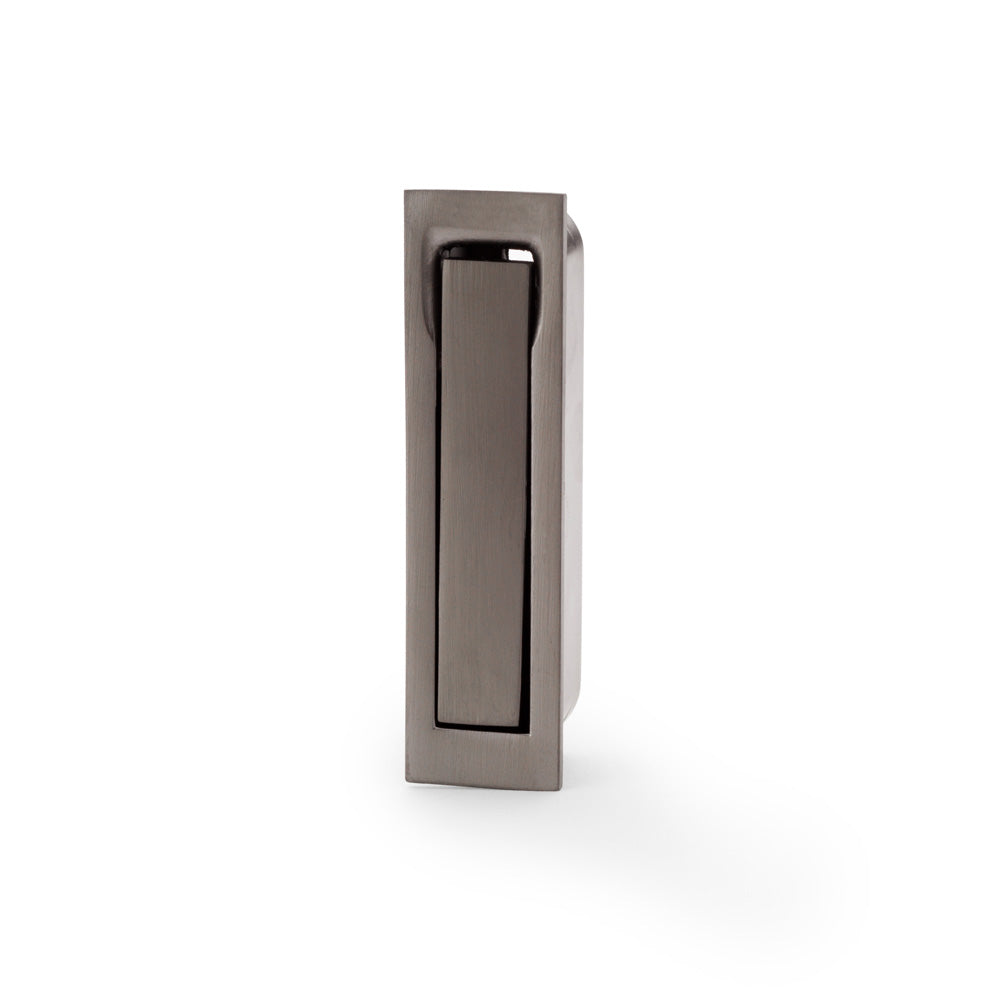 High quality image of Alexander & Wilks - Square Sliding Door Edge Pull - Dark Bronze PVD | Sku. aw990dbzpvd | Trade Door Handles.
