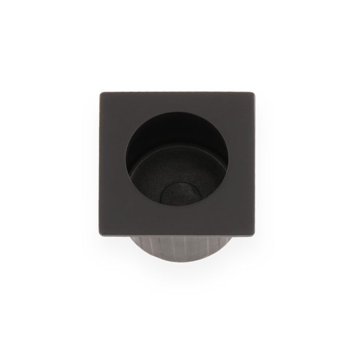 High quality image of Alexander & Wilks - Sliding Door Finger Edge Pull (Square) Dark Bronze PVD | Sku. aw993dbzpvd | Trade Door Handles.