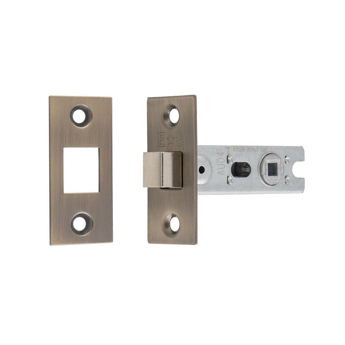 High quality image of Eurospec - Bolt-Through Tubular Deadbolt - Antique Brass - 64mm | Sku. btd25ab | Trade Door Handles.