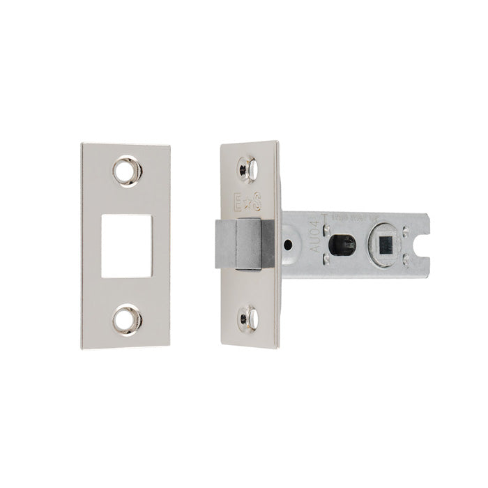 High quality image of Eurospec - Bolt-Through Tubular Deadbolt - Polished Nickel - 64mm | Sku. btd25np | Trade Door Handles.