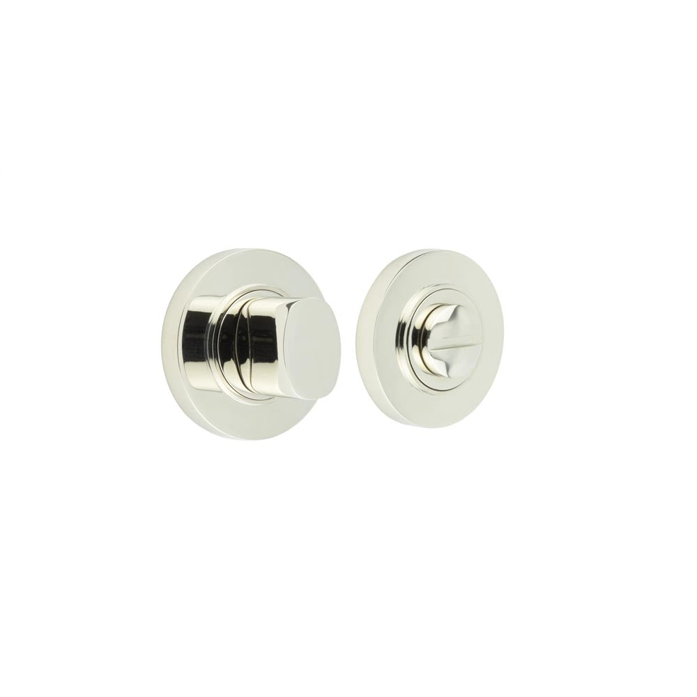 High quality image of Burlington - Turns & Releases Inner 3 Plain Rose Polished Nickel Sku. BUR-81PN-50PN