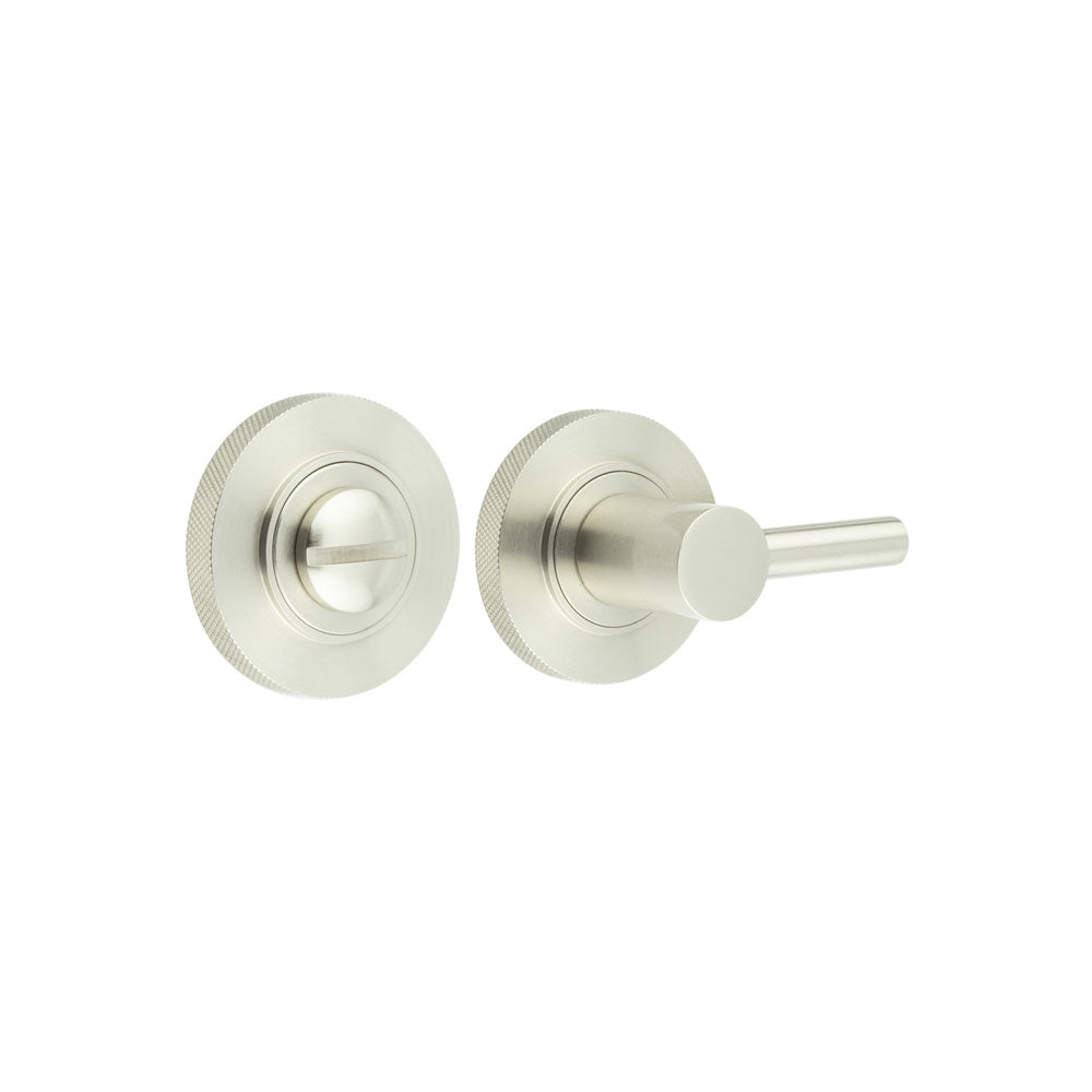 High quality image of Burlington - Easy Turn & Release Knurled Rose Satin Nickel Sku. BUR-82SN-55SN