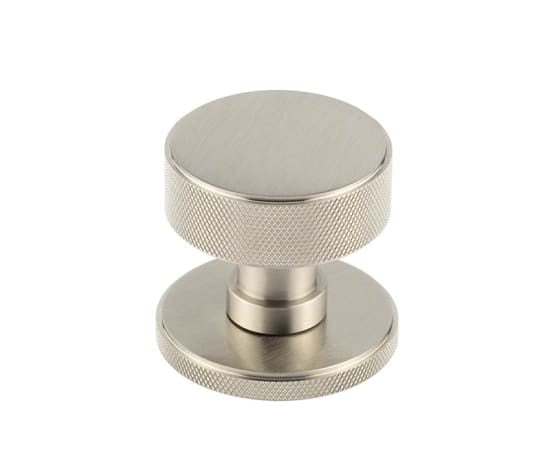 High quality image of Burlington - Westbourne Mortice Door Knob Satin Nickel Sku. BUR102SN