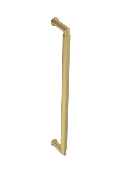High quality image of Burlington - Piccadilly Pull Handles 425 X 20mm Face Fixing Satin Brass Sku. BUR140SBFF