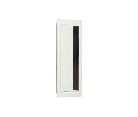 High quality image of Burlington - Rectangular Flush Pull Polished Nickel Sku. BUR225PN
