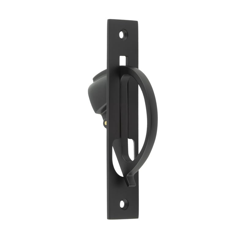 High quality image of Burlington - Sliding Door Edge Pull Black Sku. BUR280MB