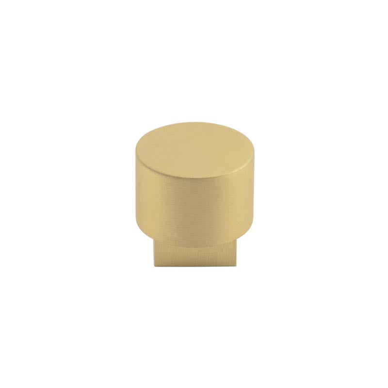 High quality image of Burlington - Westminster Round Cupboard Knobs Satin Brass Sku. BUR300SB