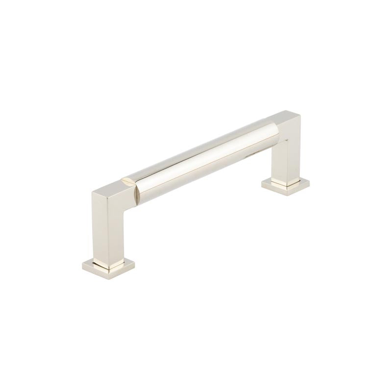 High quality image of Burlington - Westminster Round Cabinet Handles 128mm Polished Nickel Sku. BUR311PN