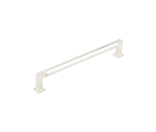 High quality image of Burlington - Westminster Round Cabinet Handles 224mm Polished Nickel Sku. BUR312PN