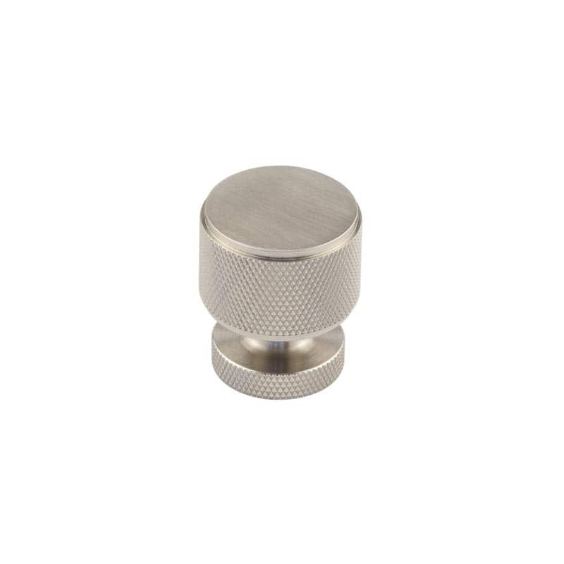 High quality image of Burlington - Piccadilly Knurled Cupboard Knobs Satin Nickel Sku. BUR400SN