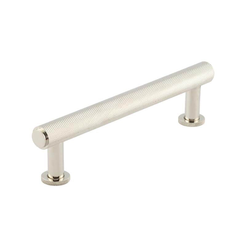 High quality image of Burlington - Piccadilly Knurled Cabinet Handles 128mm Polished Nickel Sku. BUR411PN