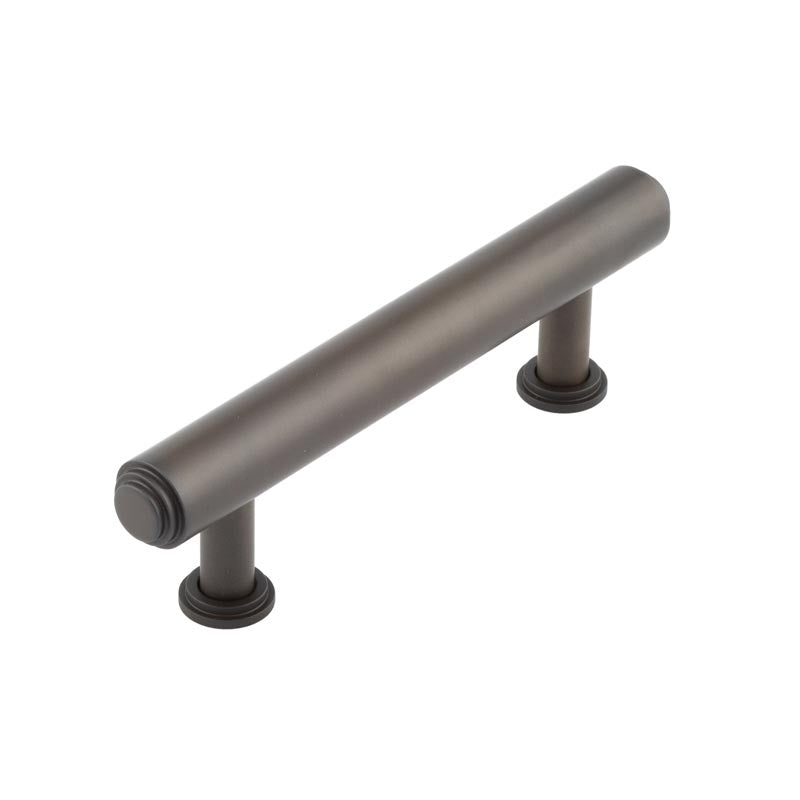 High quality image of Burlington - Belgrave Stepped Cabinet Handles 96mm Dark Bronze Sku. BUR510DB