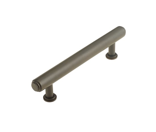 High quality image of Burlington - Belgrave Stepped Cabinet Handles 128mm Dark Bronze Sku. BUR511DB