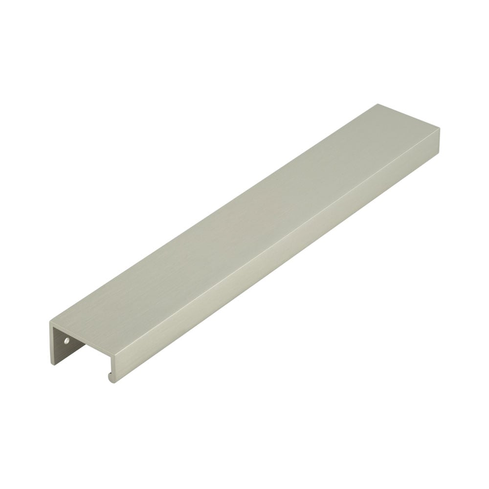 High quality image of Burlington - 300mm Satin Nickel Angled Edge Pull Sku. BUR912SN