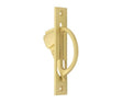 Frelan Hardware Door Furniture Satin Brass / Door Edge Pull / Rectangular Burlington - 130x25mm SB Flush edge handle