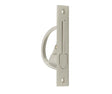Frelan Hardware Door Furniture Satin Nickel / Door Edge Pull / Rectangular Burlington - 130x25mm SN Flush edge handle