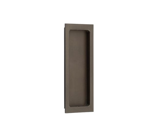 Frelan Hardware Door Furniture Dark Bronze / Flush Handle / Rectangular Burlington - 150x55x3mm DB rectangular flush pull