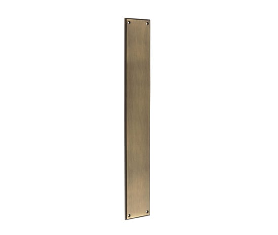 Frelan Hardware Door Furniture Antique Brass / Finger Plates / 350 x 75mm Burlington - 350x75mm raised finger - Antique Brass