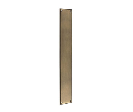 Frelan Hardware Door Furniture Antique Brass / Finger Plates / 350 x 75mm Burlington - 350x75mm raised finger - Antique Brass