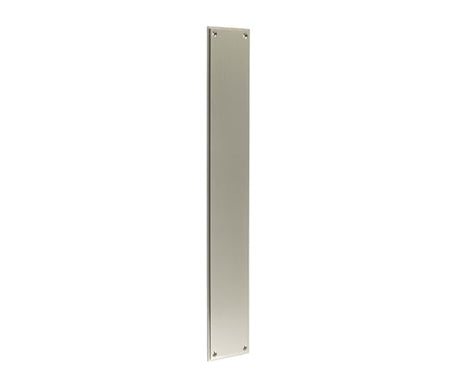 Frelan Hardware Door Furniture Satin Nickel / Finger Plates / 350 x 75mm Burlington - 350x75mm raised finger - Satin Nickel