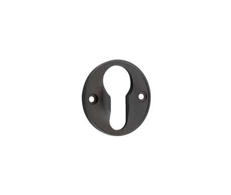 Frelan Hardware Door Furniture Dark Bronze / Euro Profile Escutcheons Burlington - 40mm DB Euro keyway escutcheon