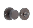 Frelan Hardware Door Furniture Dark Bronze / No Burlington - 40mm DB Westbourne turn & release (face fix)