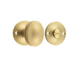 Frelan Hardware Door Furniture Satin Brass / No Burlington - 40mm SB Turn & release