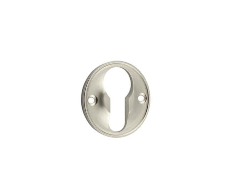 Frelan Hardware Door Furniture Satin Nickel / Euro Profile Escutcheons Burlington - 40mm SN Euro keyway escutcheon
