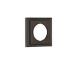 Frelan Hardware Door Furniture Dark Bronze / Outer Rose Burlington - 52x52mm DB stepped square outer rose for levers and t&r