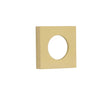 Frelan Hardware Door Furniture Satin Brass / Outer Rose Burlington - 52x52mm SB plain square outer rose for levers and t&r