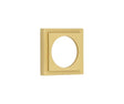 Frelan Hardware Door Furniture Satin Brass / Outer Rose Burlington - 52x52mm SB stepped square outer rose for esc
