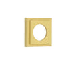 Frelan Hardware Door Furniture Satin Brass / Outer Rose Burlington - 52x52mm SB stepped square outer rose for levers and t&r