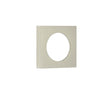 Frelan Hardware Door Furniture Satin Nickel / Outer Rose Burlington - 52x52mm SN plain square outer rose for esc